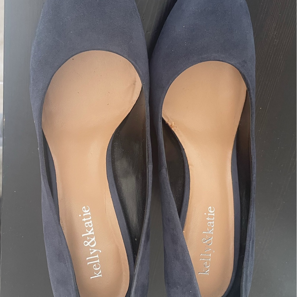 Stiletto punta redonda Azul